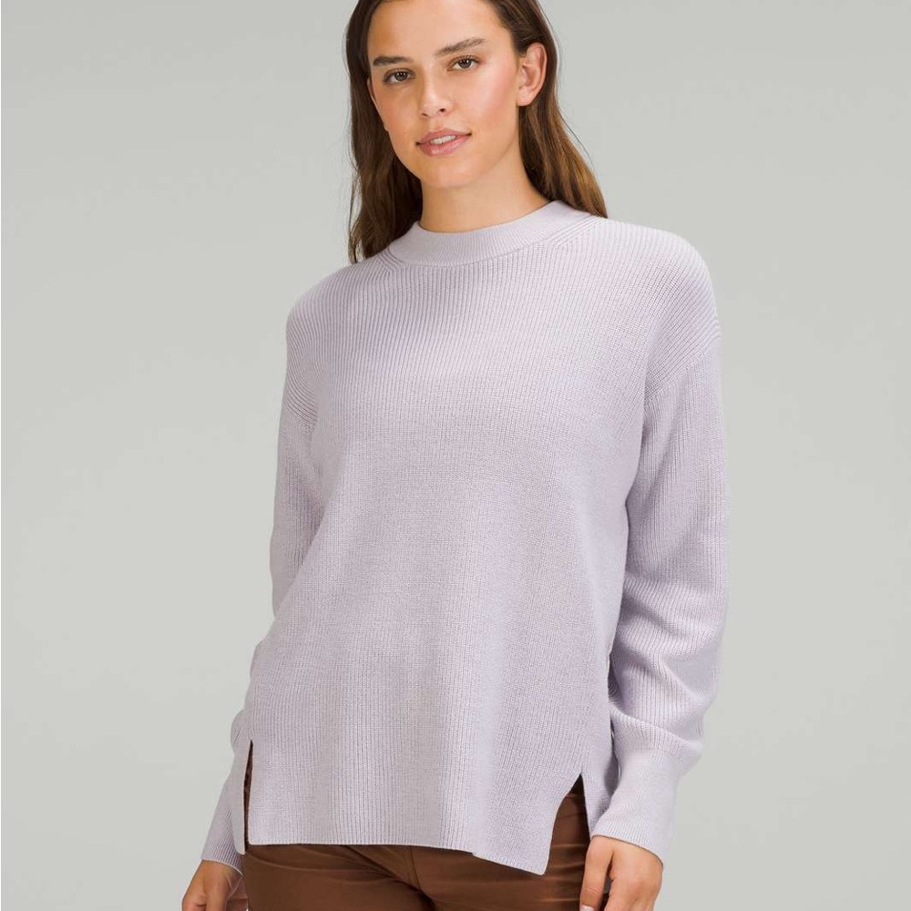 Lululemon Lavender Women's Merino Wool  Sweater